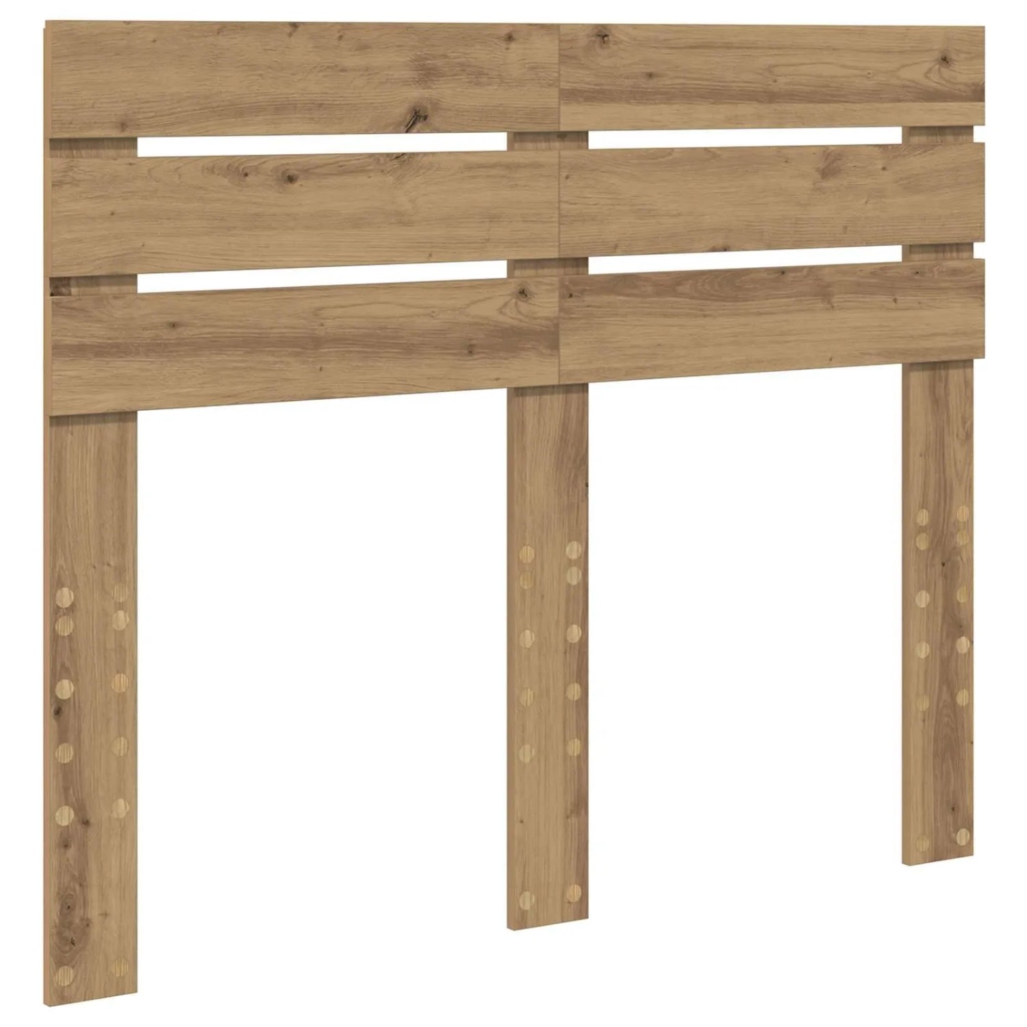 vidaXL Kopfteil mit Kopfteil Artisan-Eiche 120 cm Holzwerkstoff 888220