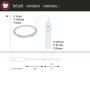 Paulmann LED-Streifen 1m, batteriebetrieben, mit Bewegungsmelder und weißem Batteriefach. Selbstklebend.
