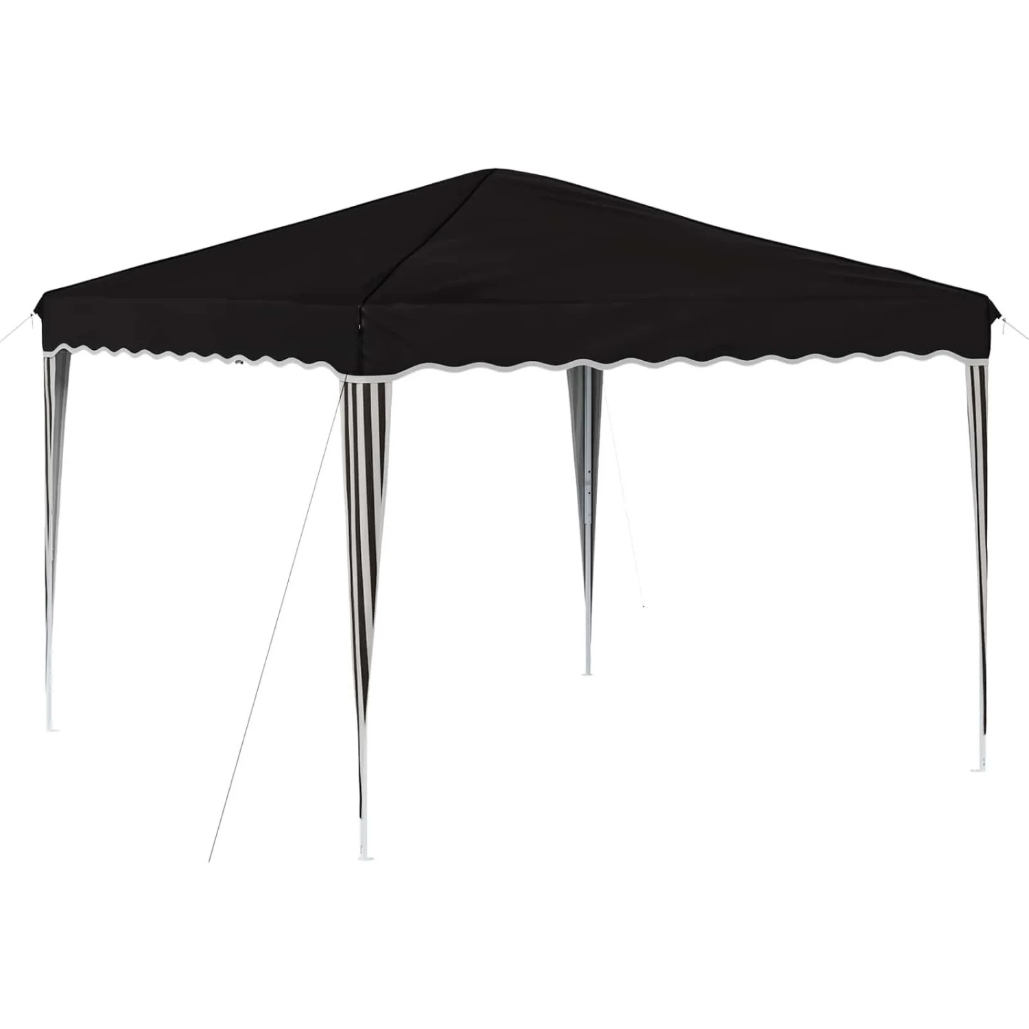 vidaXL Pop-up Partyzelt Schwarz 288 x 288 x 245 cm Oxford-Stoff 42019755