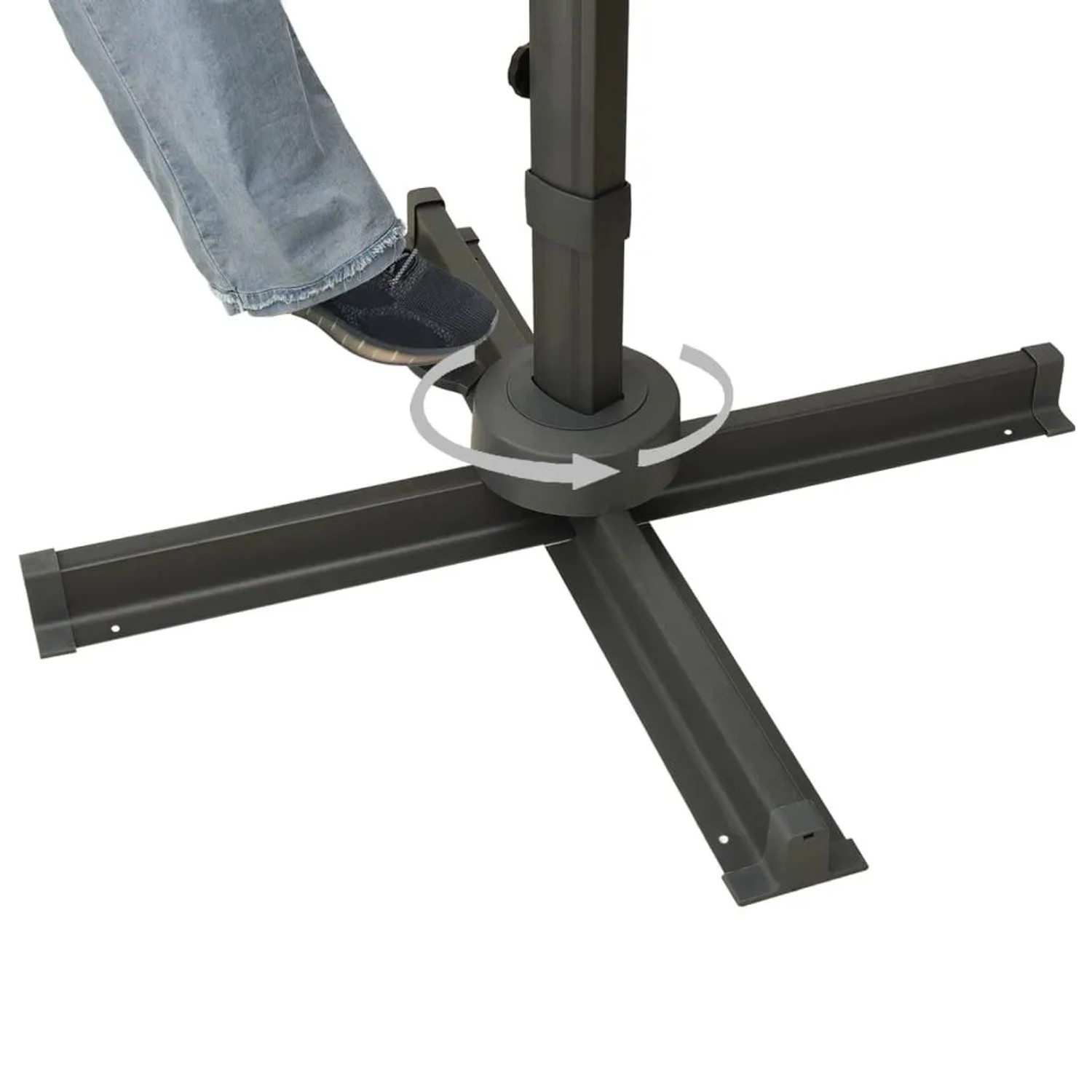 vidaXL Ampelschirm mit Doppeldach Anthrazit 400 x 300 cm 312373_8
