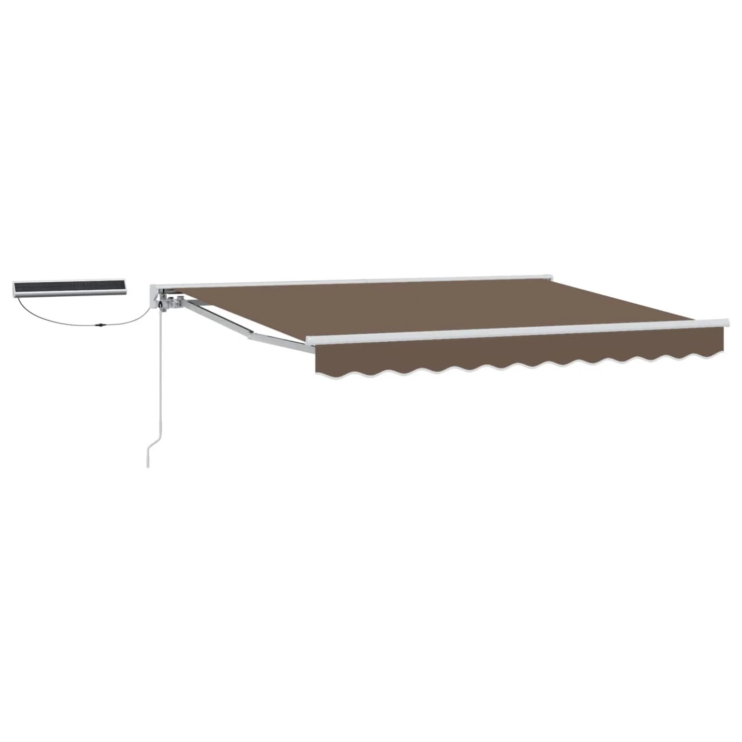 vidaXL Elektrische Ausziehbare Markise Taupe 4 x 3 m 3426113