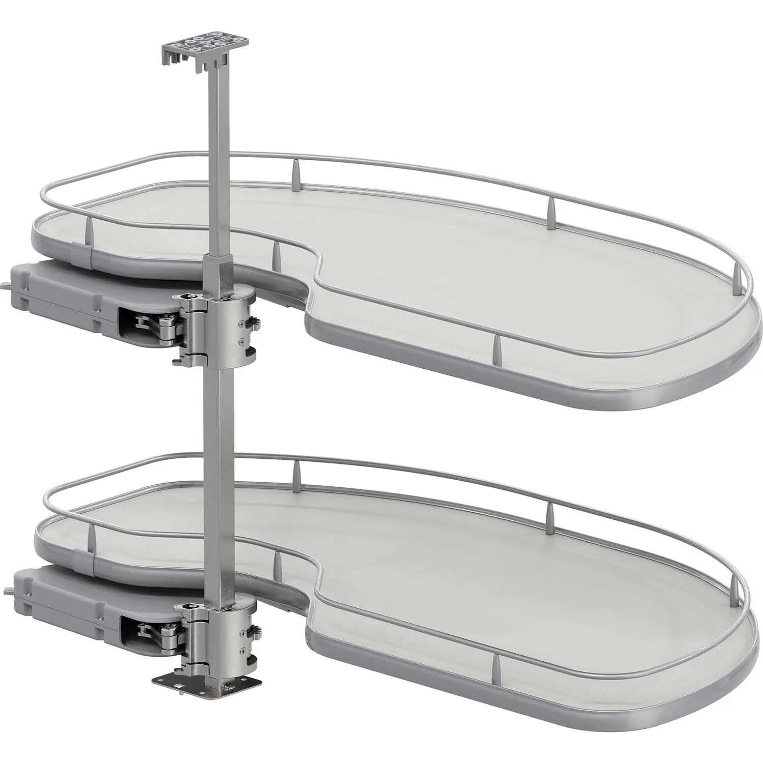 Vauth-Sagel Eckschrankauszug Cornerstone Maxx Planero Korpusbreite 1.000 mm Rechts Frontbreite 600 mm Silber Hellgrau