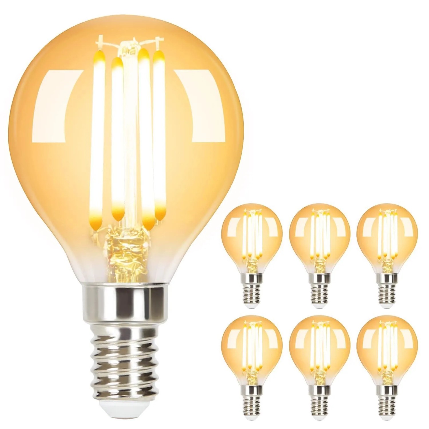 NETTLIFE LED Leuchtmittel aus  L8cm Transparent 2700K