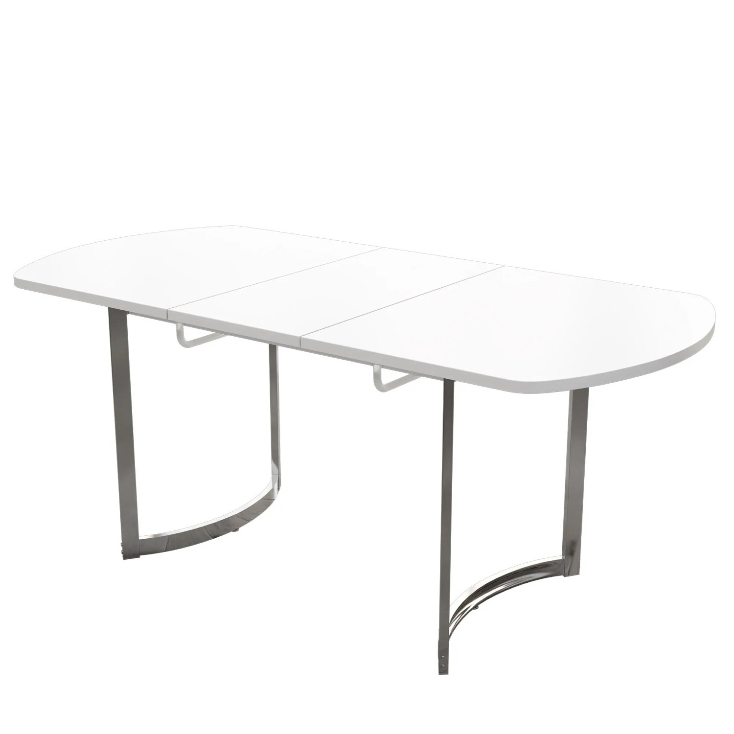 okwish Esstisch Ausziehbar für 4-6 Personen 180 × 80 cm Weiß