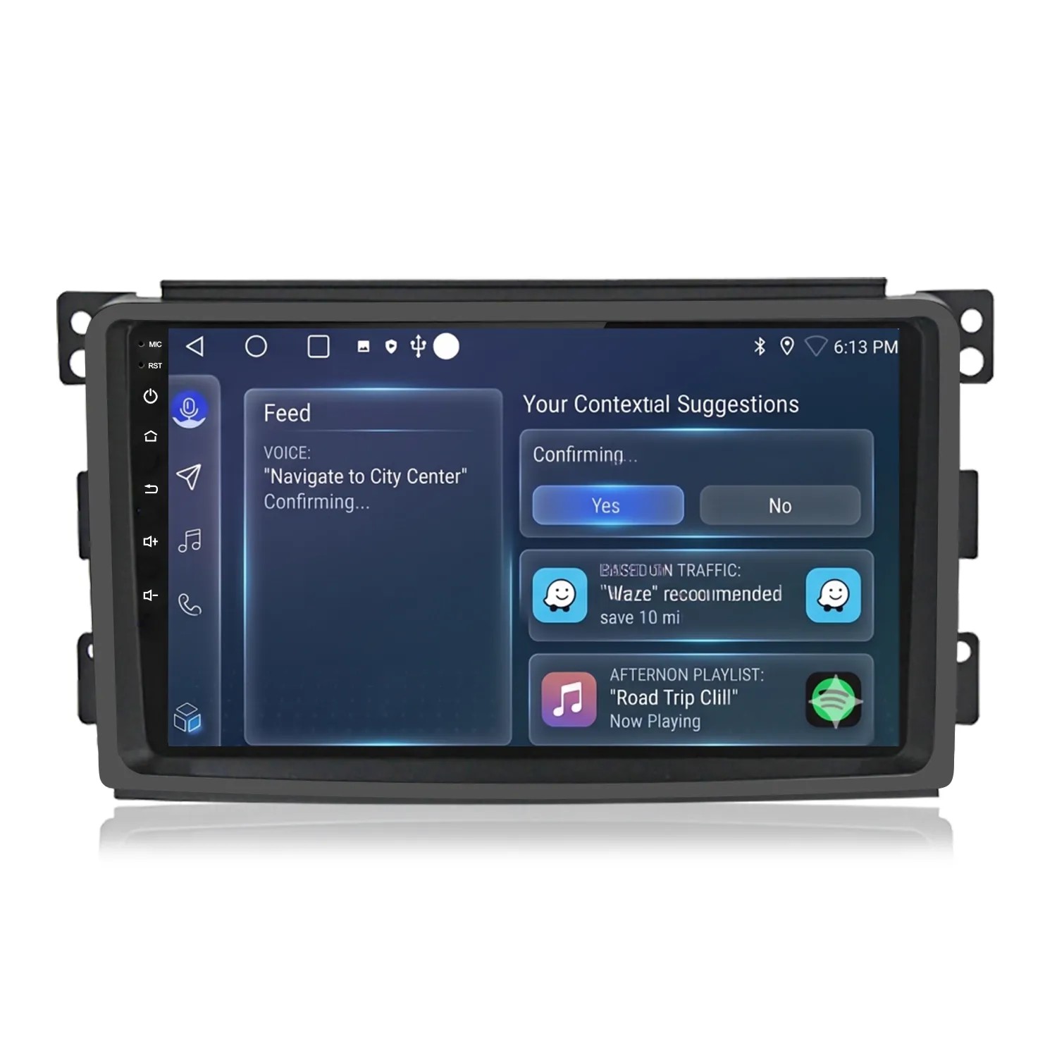 Junsun 9 Zoll Autoradio Für BENZ Smart Fortwo 2005 To 2010