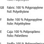 Materialinfo: Wenko Vakuum Soft Box L, weiße Textilbox aus Polypropylen und Polyethylen.