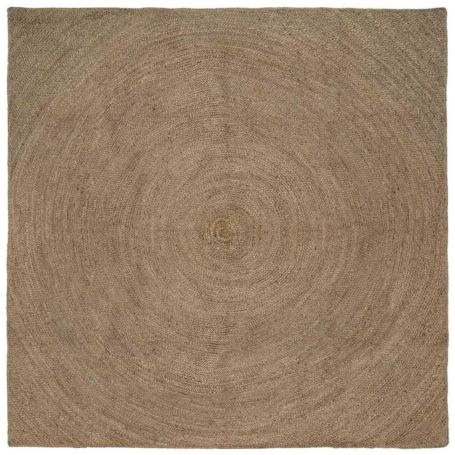 vidaXL Bereichsteppiche Quadratisch Grau 200 x 200 cm Jute 42010545