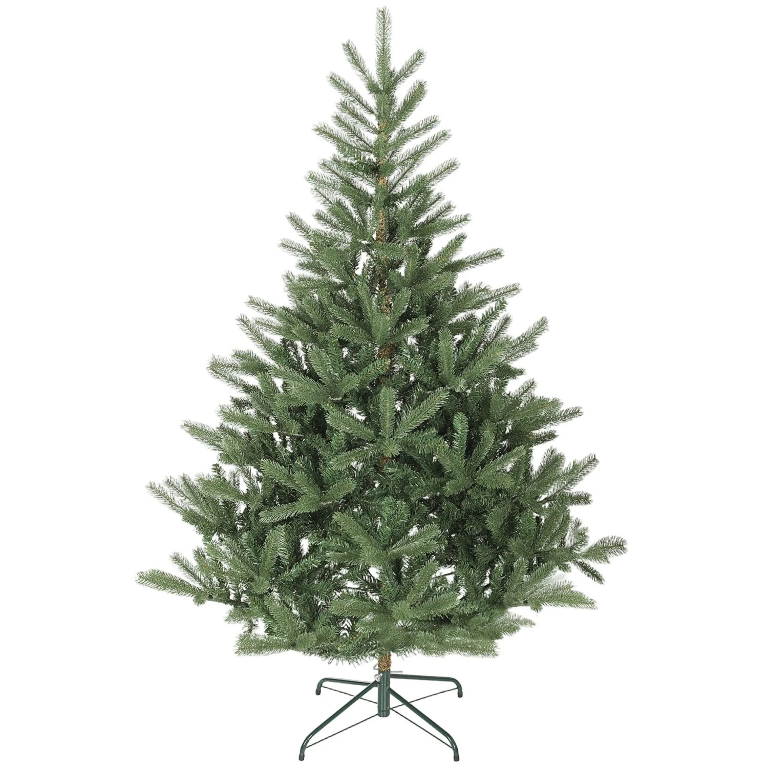 HOMCOM Weihnachtsbaum Kunststoff Metall 130L x 130B x 180H cm