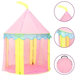 vidaXL Kinder-Spielzelt mit 250 Bällen Rosa 100x100x127 cm 3107746