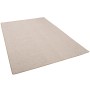Beiger Snapstyle Feinschlingen Velour Teppich Strong, 80x160cm, Kurzflorteppich.