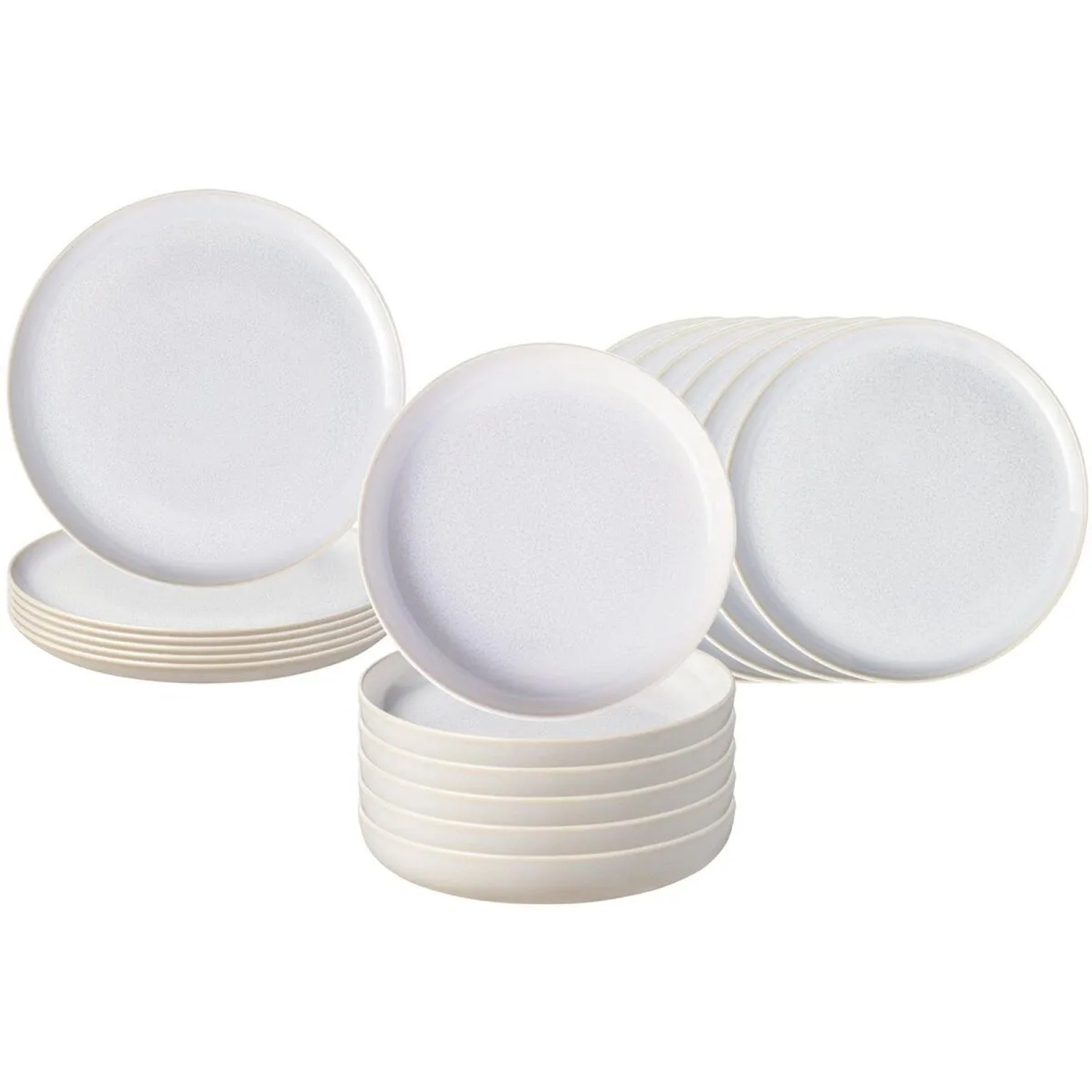 like. by Villeroy & Boch Crafted Teller-Set 18-teilig Cotton