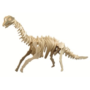 Pebaro Bausatz Brachiosaurus aus Holz, 55x25cm, zum Basteln und Bemalen.