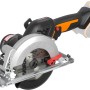 Worx Akku-Handkreissäge WX531.9 PowerShare 20 V Solo, Akku optional.