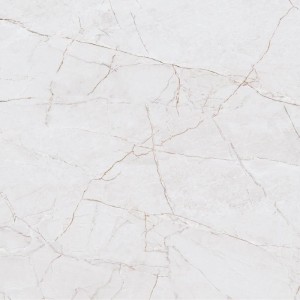 United Tile Bodenfliese Pietra di Como, weiß-graues Feinsteinzeug in Marmor-Optik, glasiert, 60x60 cm.