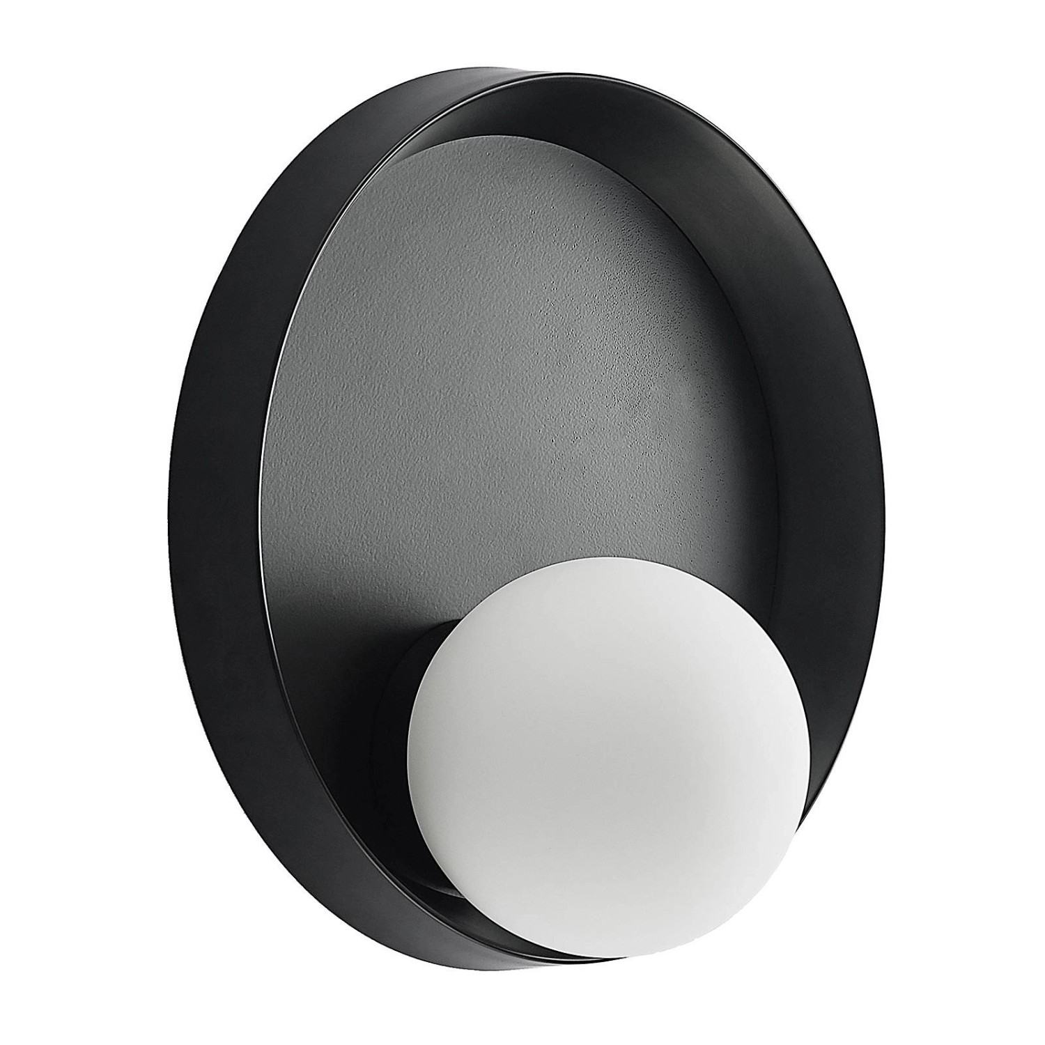 Lucande Wandleuchte Wandlampe Innen Andelina 9627767 Design Modern in Schwarz aus Metall 1-flammig G9 Wohnzimmerleuchte