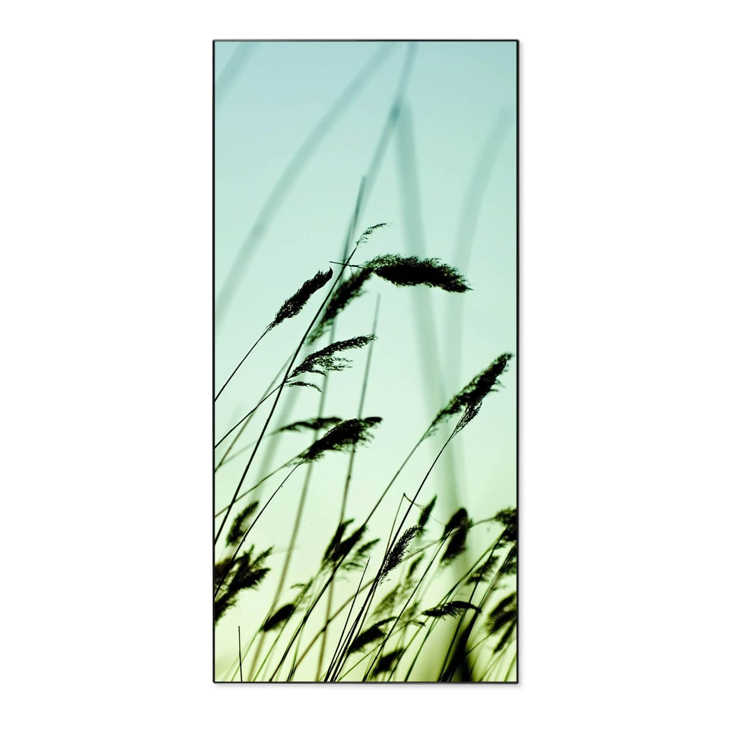 Banjado Magnettafel 37x78cm Magnetwand  Schwarz Aus Metall Magnetpinnwand P günstig online kaufen