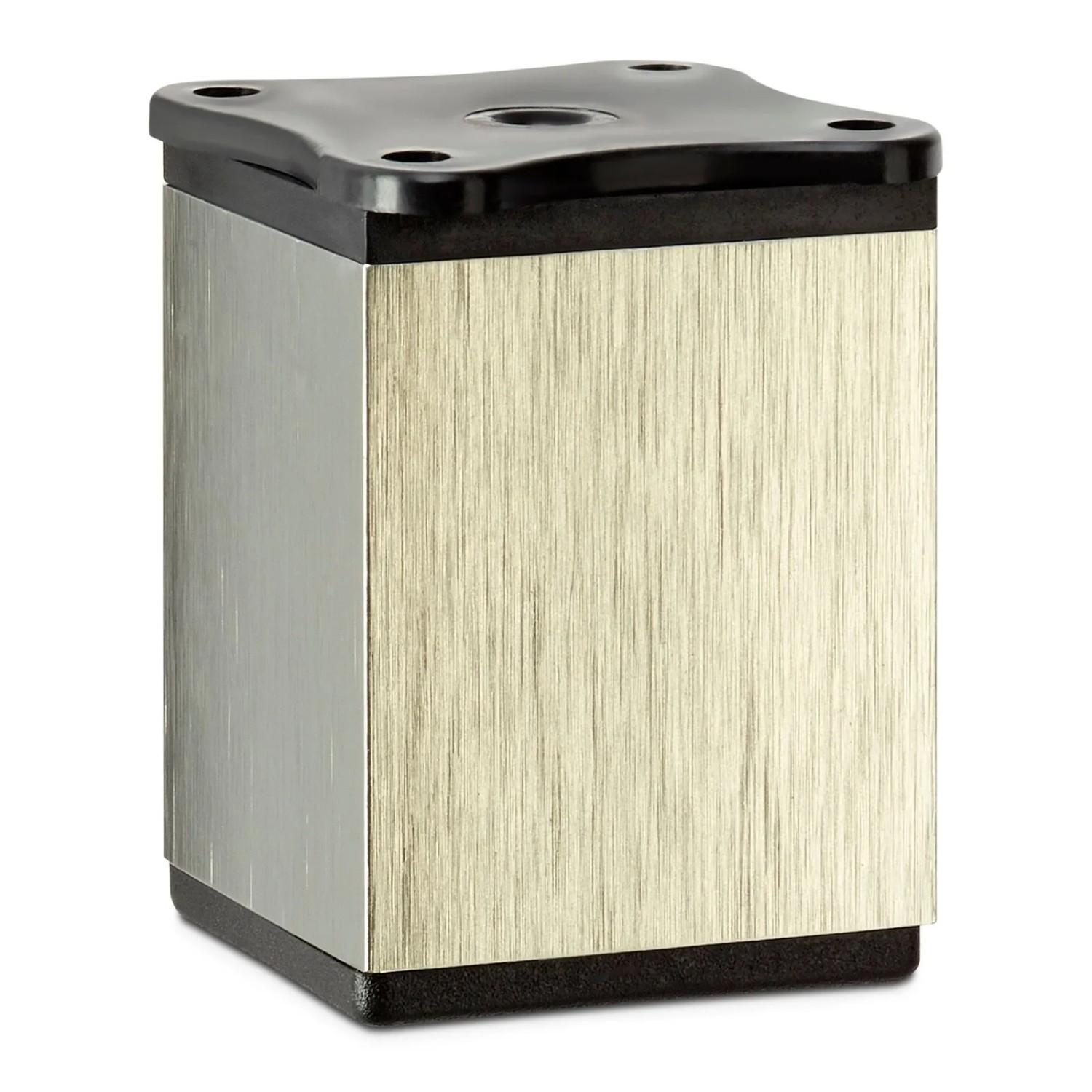 SOTECH Möbelfuß DAK II 40 x 40 mm Höhe 60 mm Edelstahloptik Höhenverstellbar