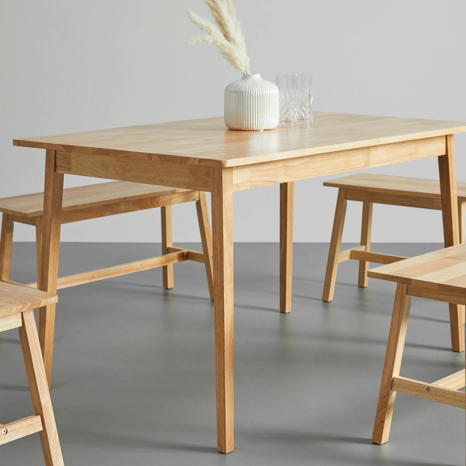 Bessagi Home Sitzgruppe Marijana Eichefarben Echtholz_4