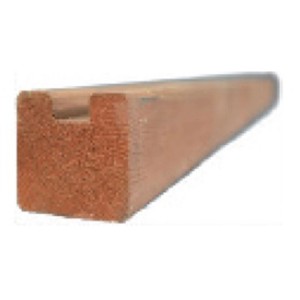 T & J Riad Endpfosten aus Douglasie, 9x9x210 cm, für Zaunbau & Sichtschutz.