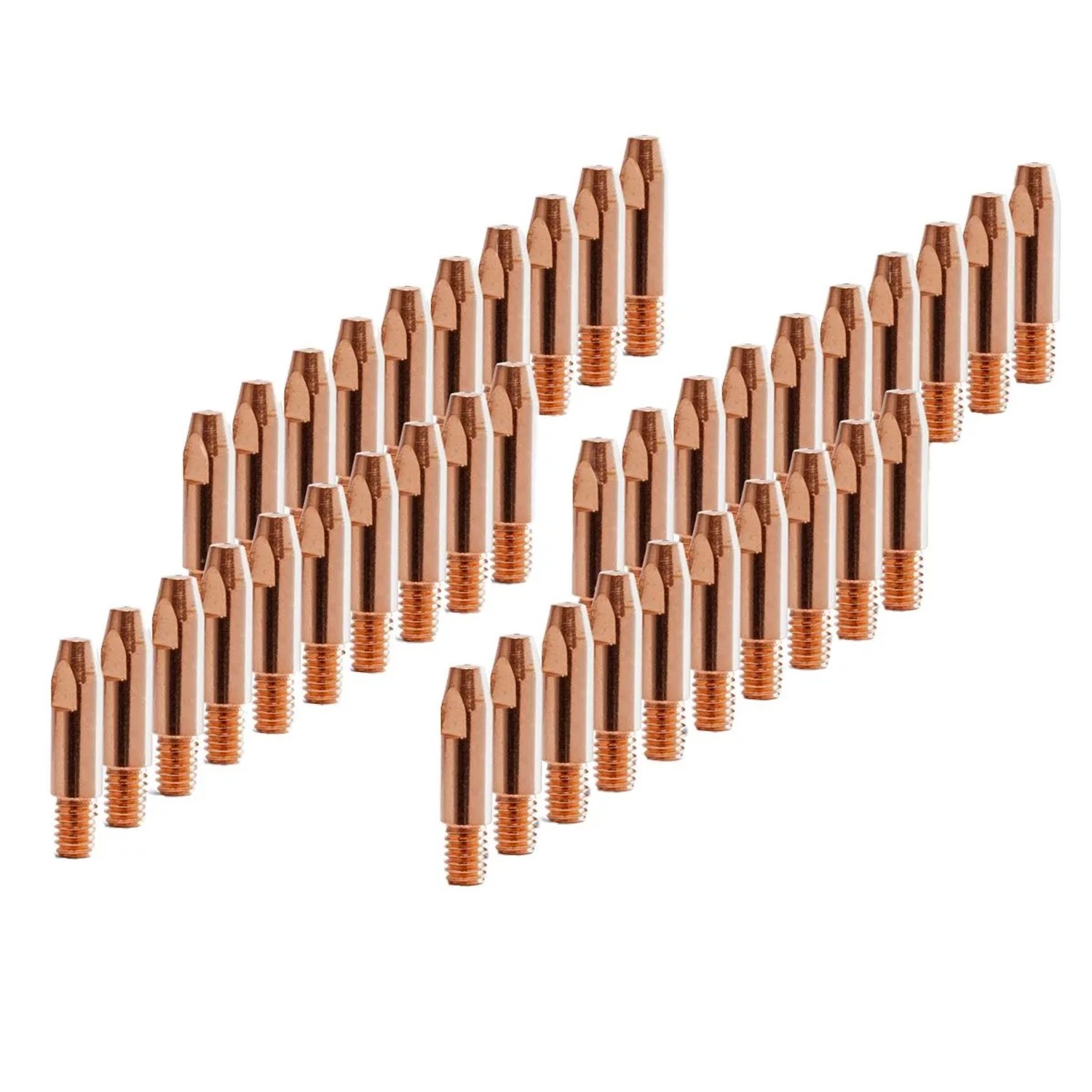 STAHLWERK Stromdüsen AK25 MB25 Kontaktdüsen M6x28 10 mm MIG MAG 2er Set
