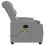 vidaXL Massage-Relaxsessel Hellgrauer Stoff 3206915_8