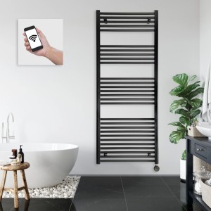 anapont Elektrischer Badheizkörper 1475x600  WiFi APP  Handtuchheizkörper  Badheizung Elektrisch Handtuchheizung Made in Germany