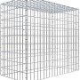 Gabiona Anbaukorb Typ 3, 90x100x50cm, Maschenweite 5x10cm, aus galvanisiertem Draht.