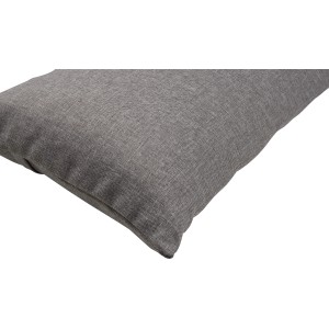 Dekokissen in Dunkelgrau, 30x50 cm, aus Polyester. Ideal für Wohnzimmer und Schlafzimmer.