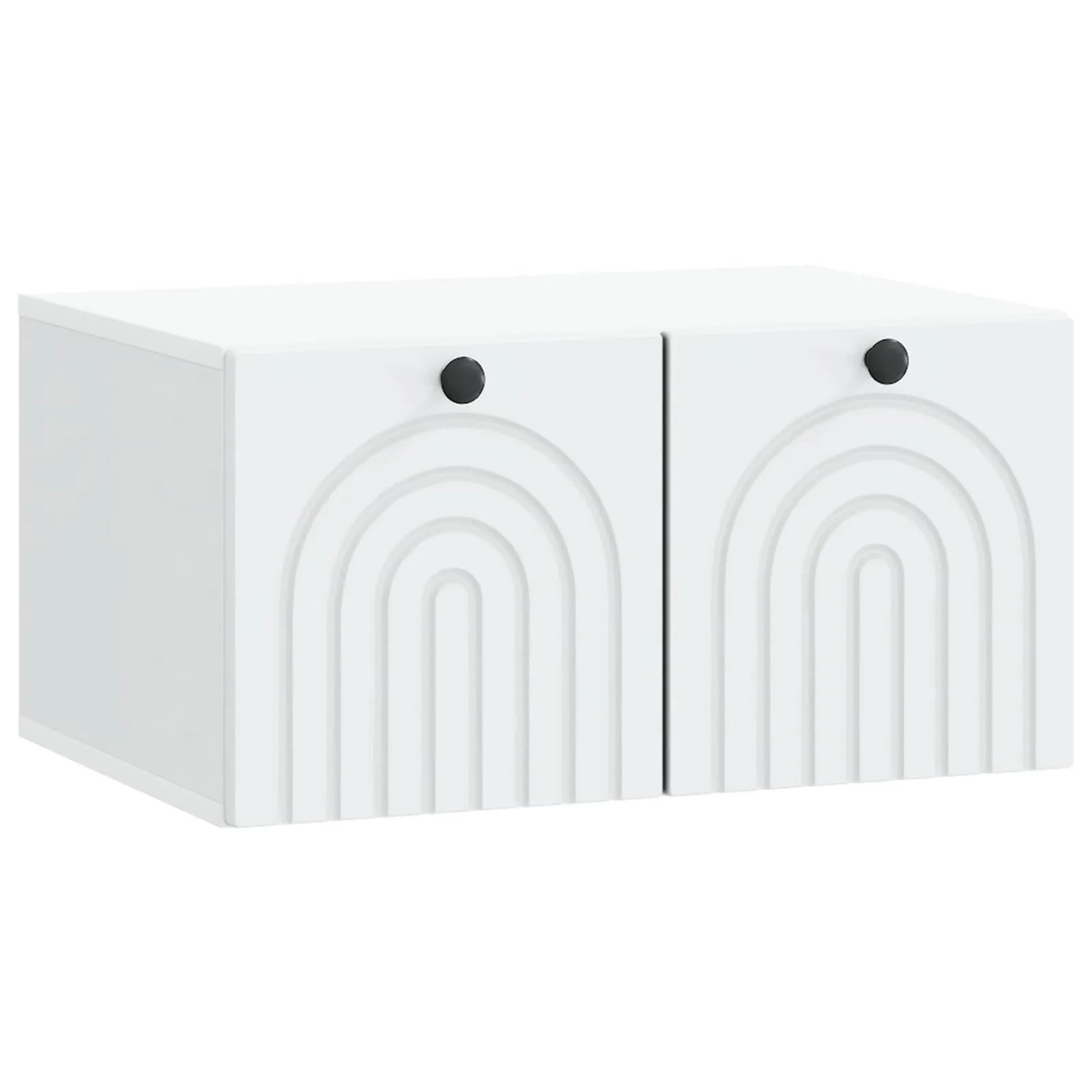 vidaXL Wandmontierter TV-Schrank Weiß 59,5 x 41 x 30 cm Holzwerkstoff 898165