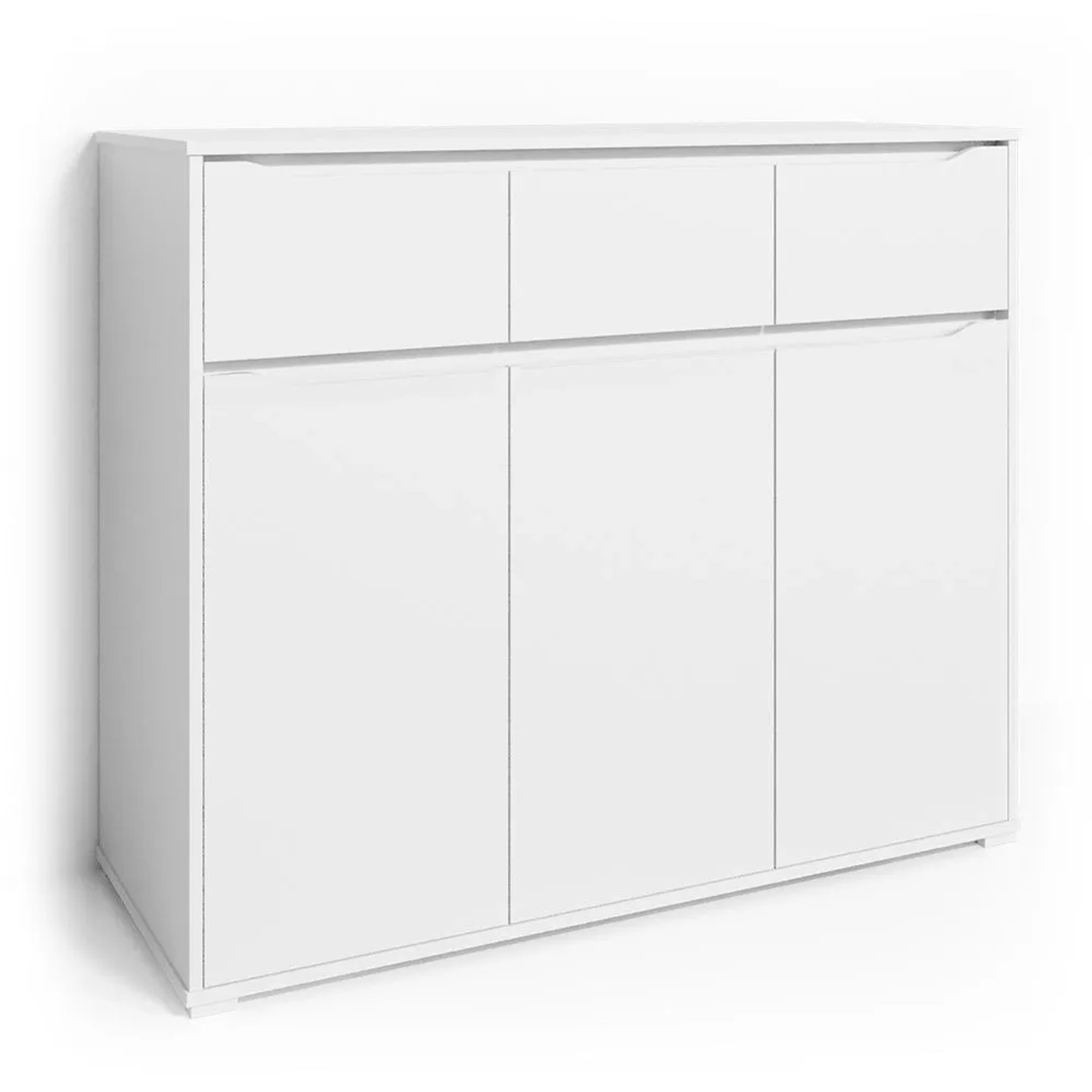 Vicco Kommode Ruben Weiß 48 x 102 mit Schubladen Art Nr 34644