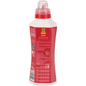 Flasche Compo Rosendünger 1 l: Flüssigdünger für Rosen, für Wachstum und Blüten.