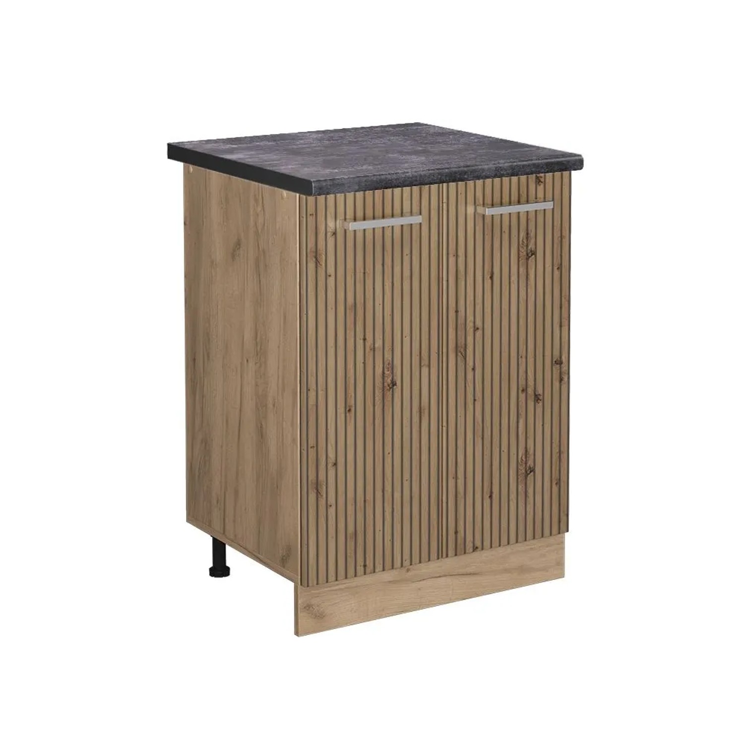 Vicco Küchenunterschrank R-Line Artisan-Eiche Goldkraft Eiche 60 cm AP Anthrazit