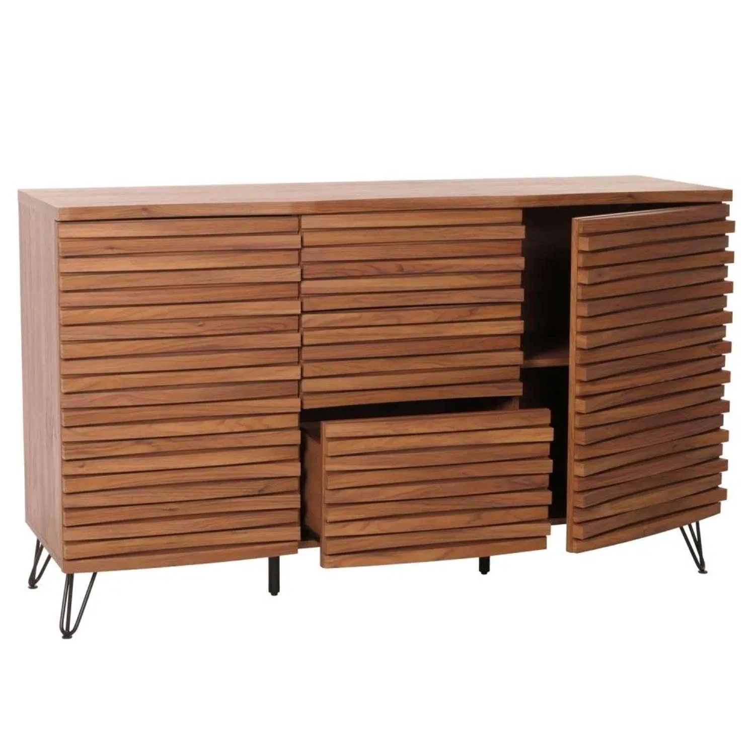 MCW Sideboard M49 Walnuss-Optik