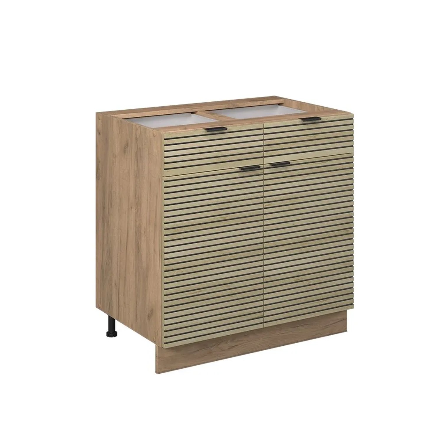 Vicco SchuBunterschrank Fame-Line Eiche Paneel 80 x 82 ohne Arbeitsplatte Art Nr 51371