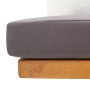 vidaXL Garten-Ecksofa mit Kissen Massivholz Akazie 46673_8