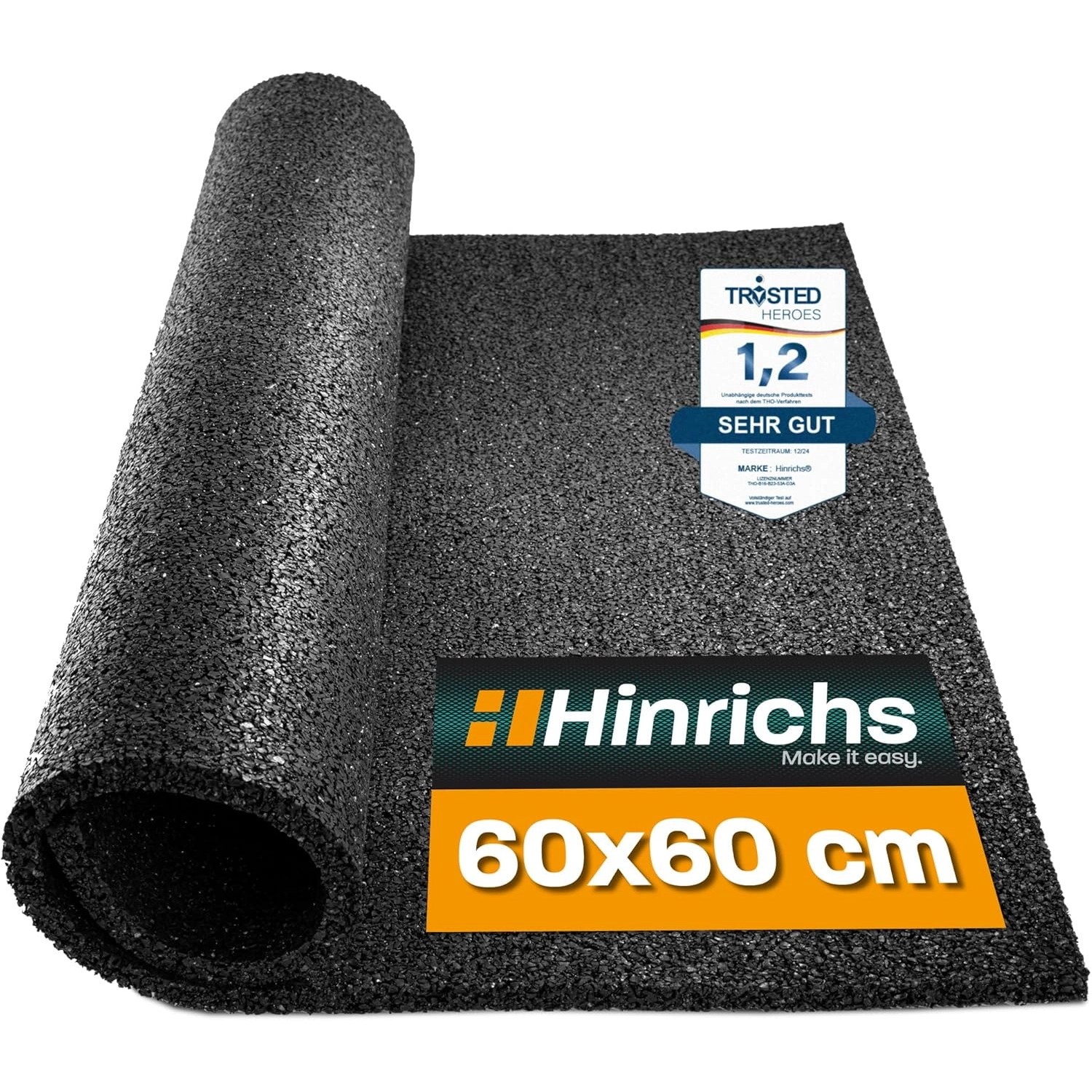 Hinrichs Antivibrationsmatte für Waschmaschinen 60 x 60 cm günstig online kaufen
