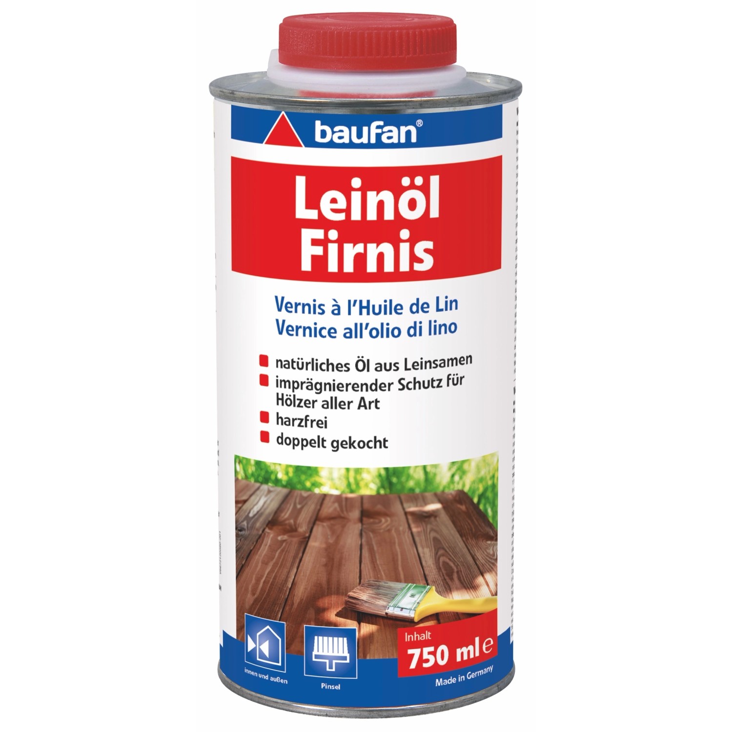 baufan Leinöl-Firnis 750 ml