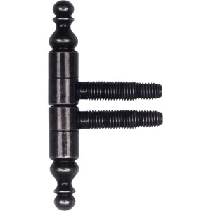 Sfs Einbohrband Türband Stahl Schwarz Antik, Zierkopf, 3-Gewindebolzen. Robustes Fenster-Zubehör.