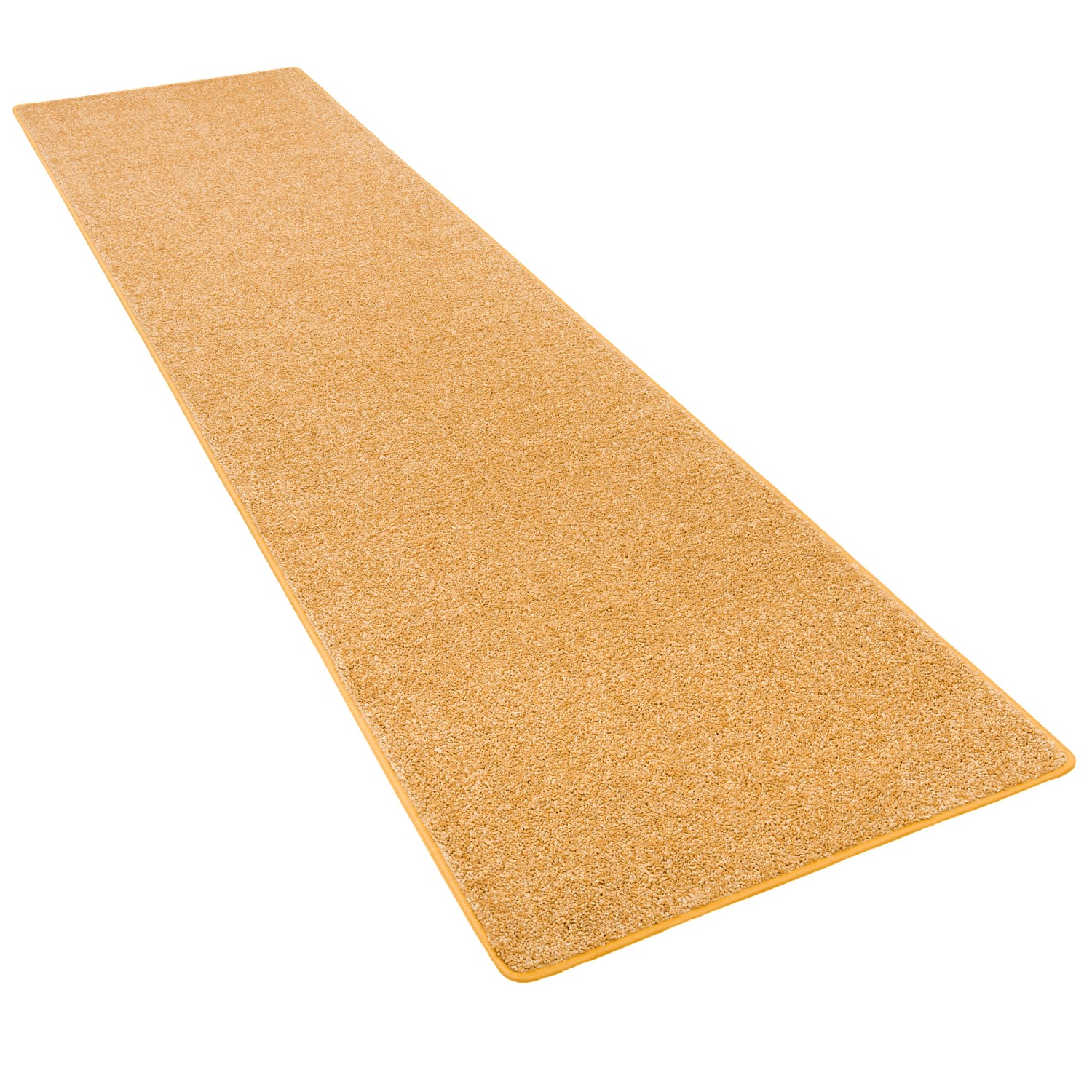 Snapstyle Hochflor Langflor Teppich Läufer Cottage Curry 80x320cm günstig online kaufen