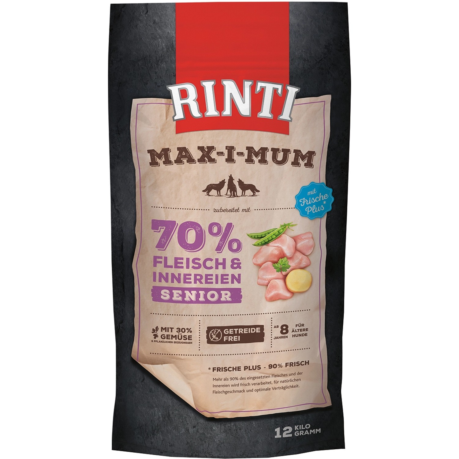 Rinti Hunde-Trockenfutter Max-I-Mum Senior Huhn 12 kg