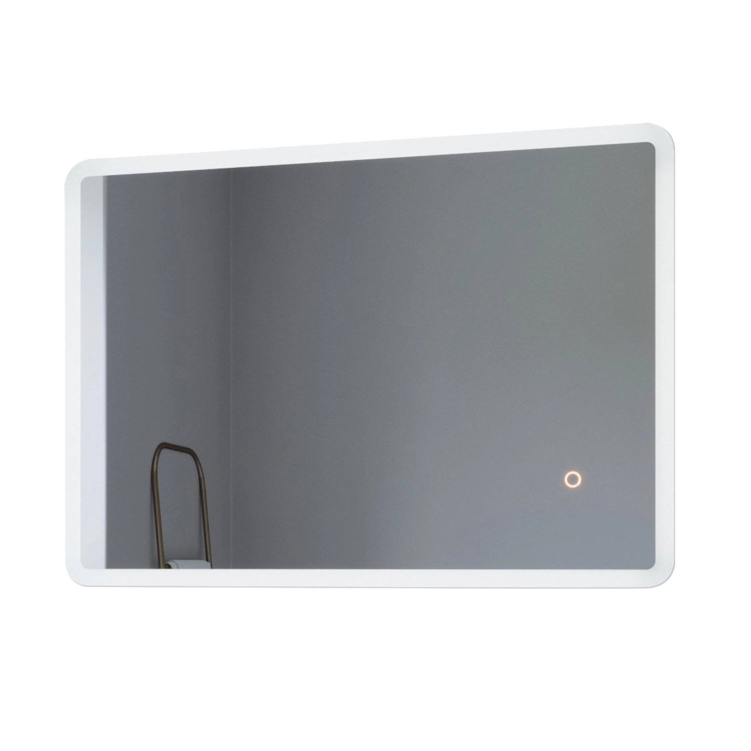 Aquabatos 70 x 50 cm Badspiegel mit Beleuchtung Wandspiegel Kaltweiß LED Sp günstig online kaufen