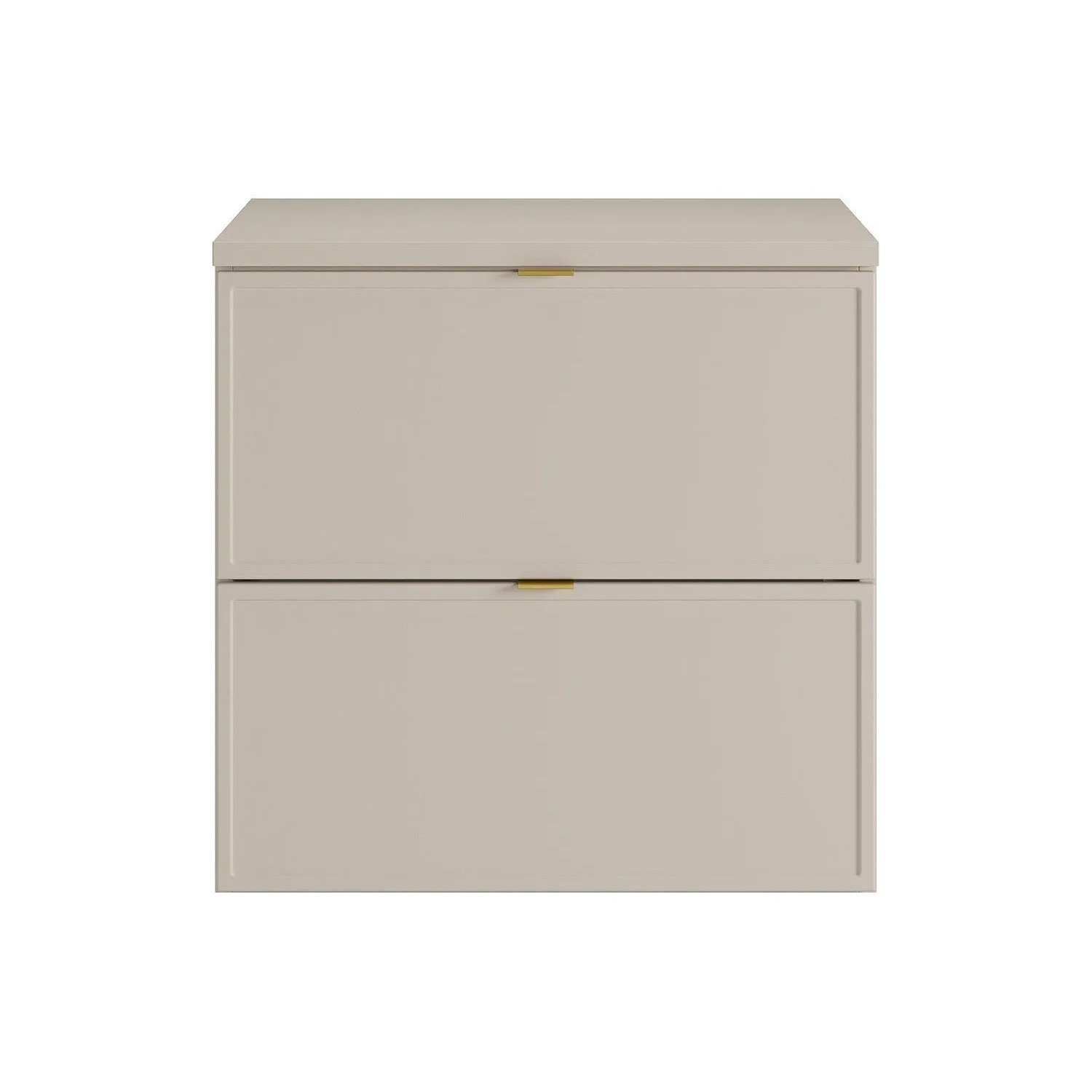 Vente-unique Waschbeckenunterschrank Ondil Beige 60 cm
