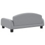 vidaXL Hundebett Hellgrau 70x45x30 cm Stoff 171960_5