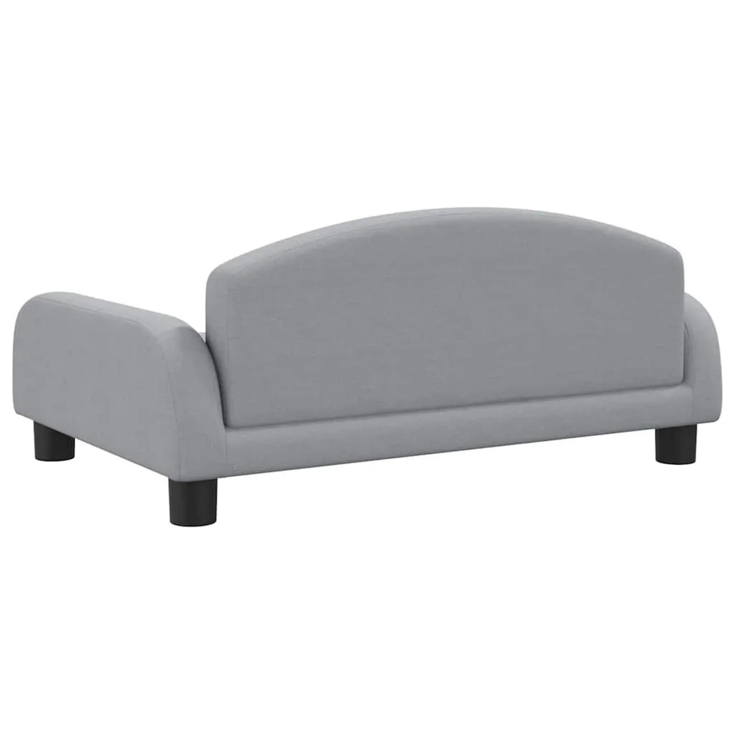 vidaXL Hundebett Hellgrau 70x45x30 cm Stoff 171960_5