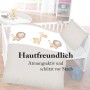 Bestlivings Kinderbettwäsche mit Löwe & Giraffe Motiv, 100x135 cm & 40x60 cm.