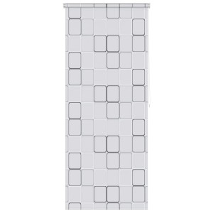 vidaXL Duschrollo 80x240 cm Quadratmuster 142847