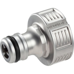 Gardena Premium Hahnverbinder aus Metall, 26,5 mm (G3/4'') für Gartenschläuche.