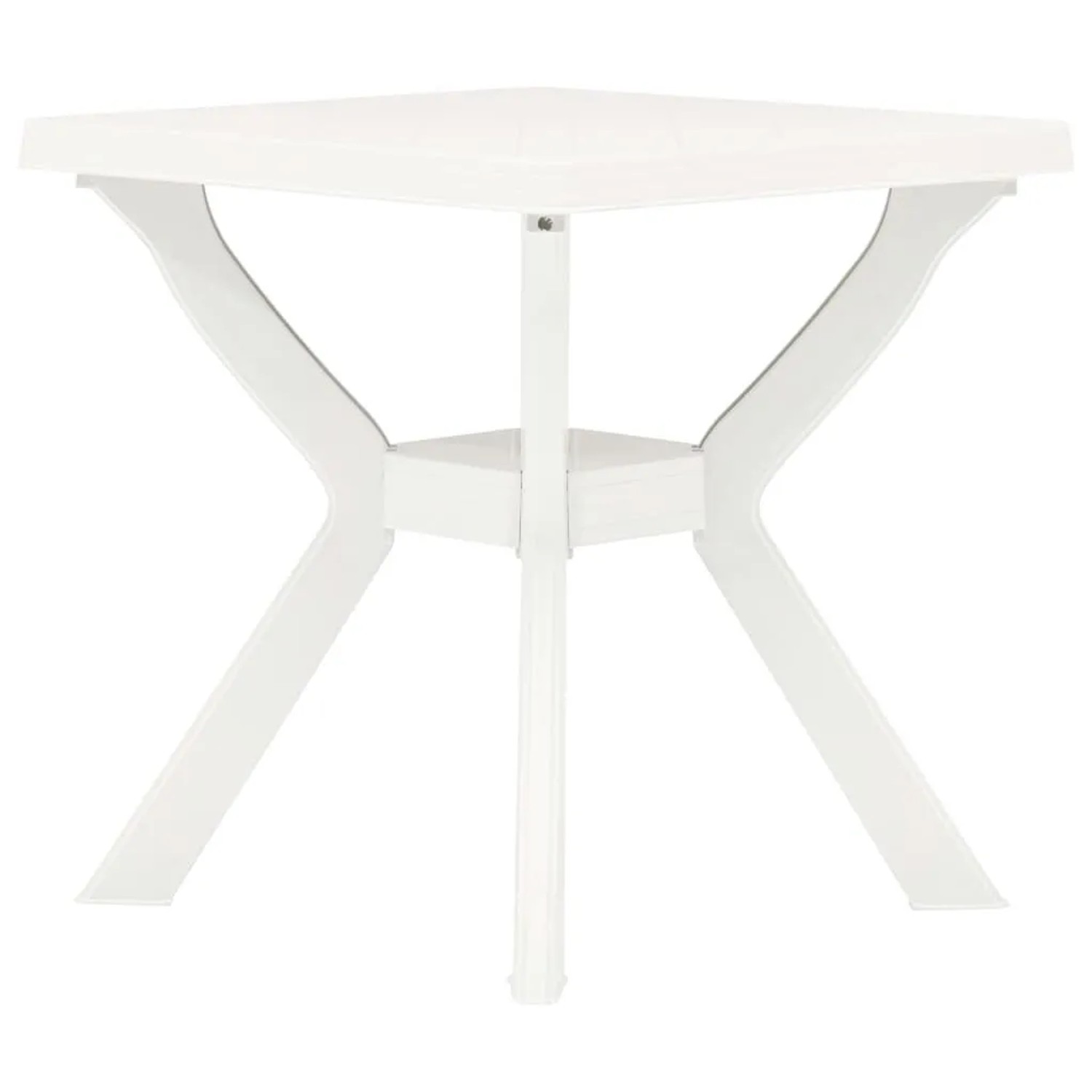 Furnicato Bistrotisch Weiß 70x70x72 Cm Kunststoff