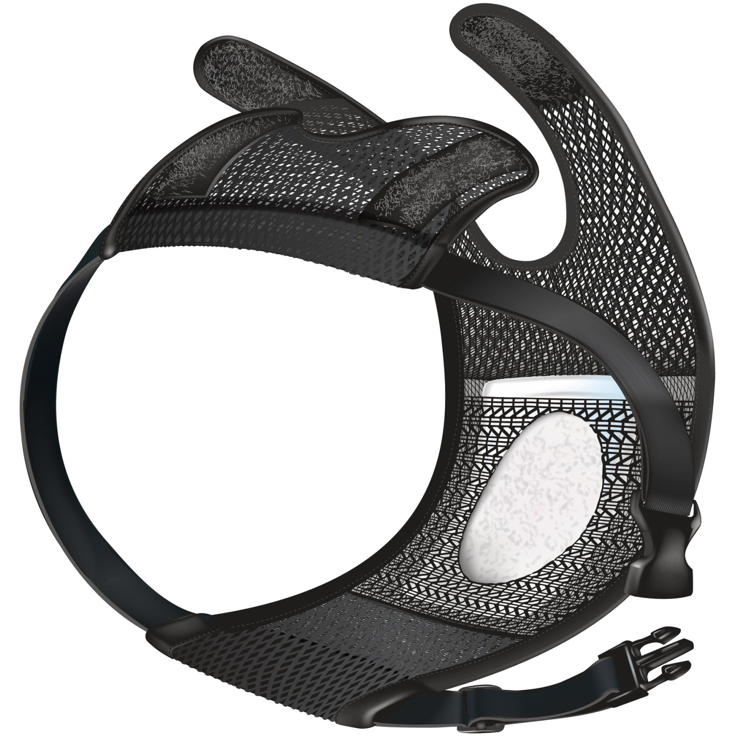 Trixie Schutzhöschen Comfort Mesh-Material Größe M 40 cm - 50 cm Schwarz