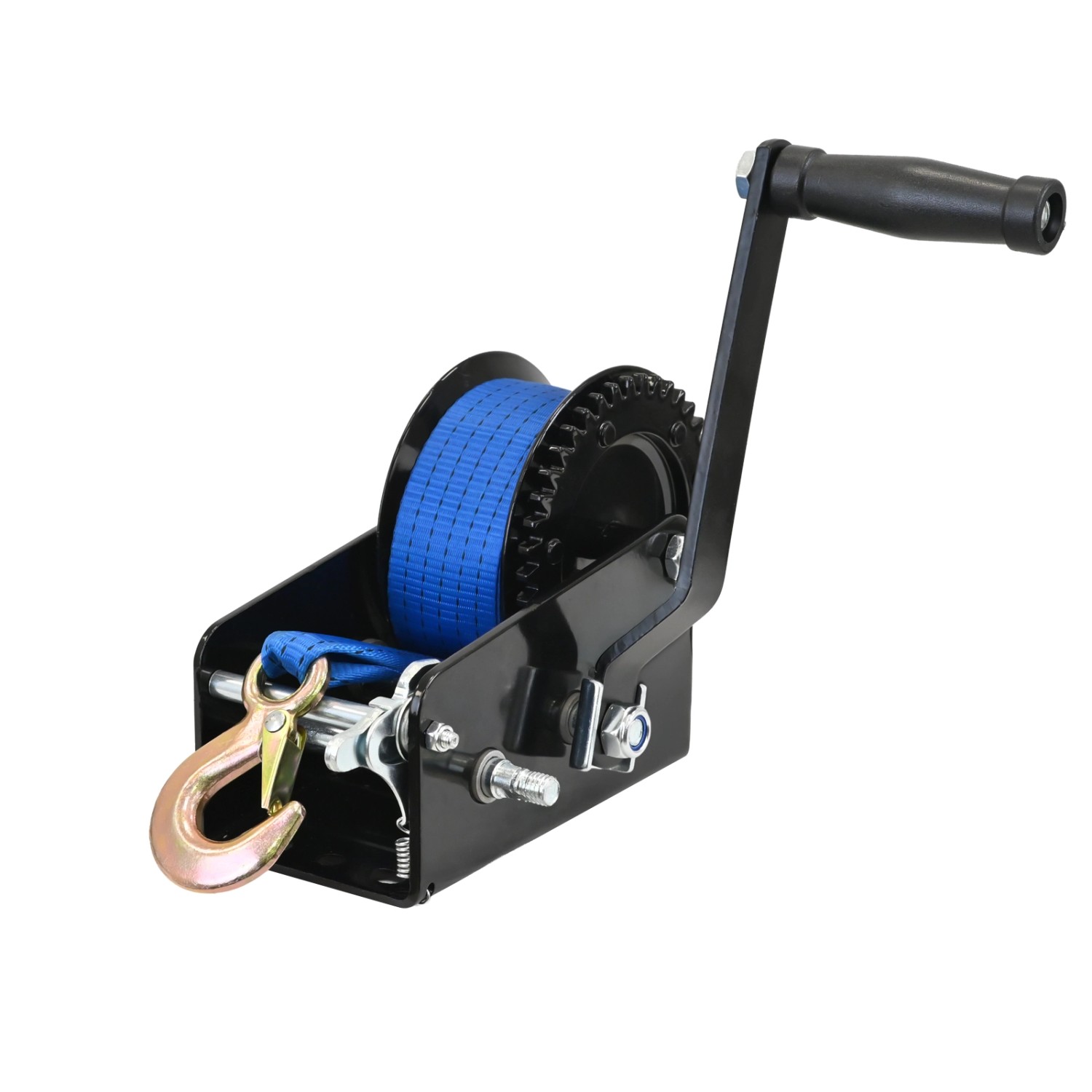 TRUTZHOLM Gurtwinde 1133 kg Gurtlänge 10m Gurtbreite 5cm mit Lasthaken Sperrhebel